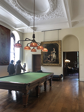 Fancy billiard room