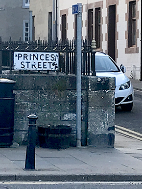 Princes Street sign 