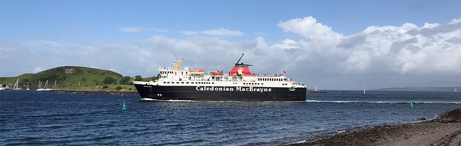 Ferry from shore