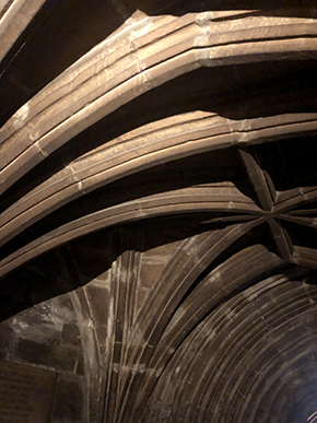 Glasgow cathedral downstairs ceiling