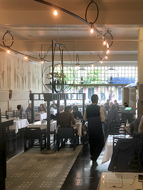 Interior of Willow Tea Room