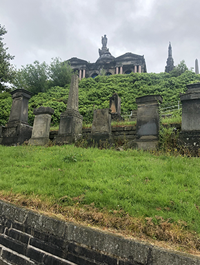 Necropolis tombstones