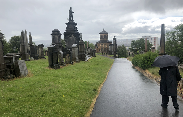 Necropolis tombstones