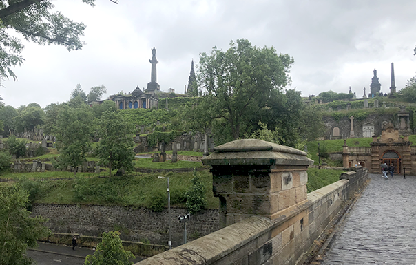 Necropolis tombstones