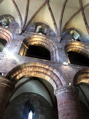 Kirk nave looking up