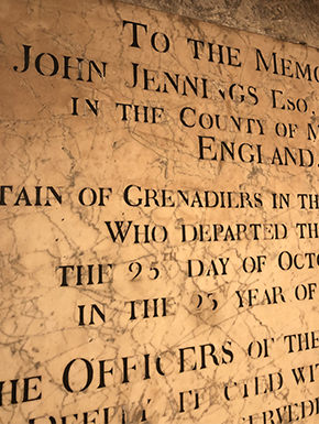 Memorial to John Jennings Esquire