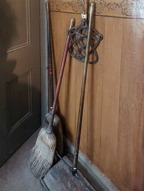 Antique cleaning utensils