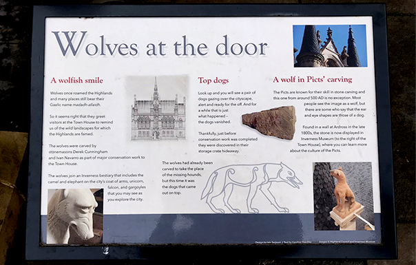 Wolves at the Door Sign