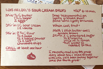 Cookie recipe