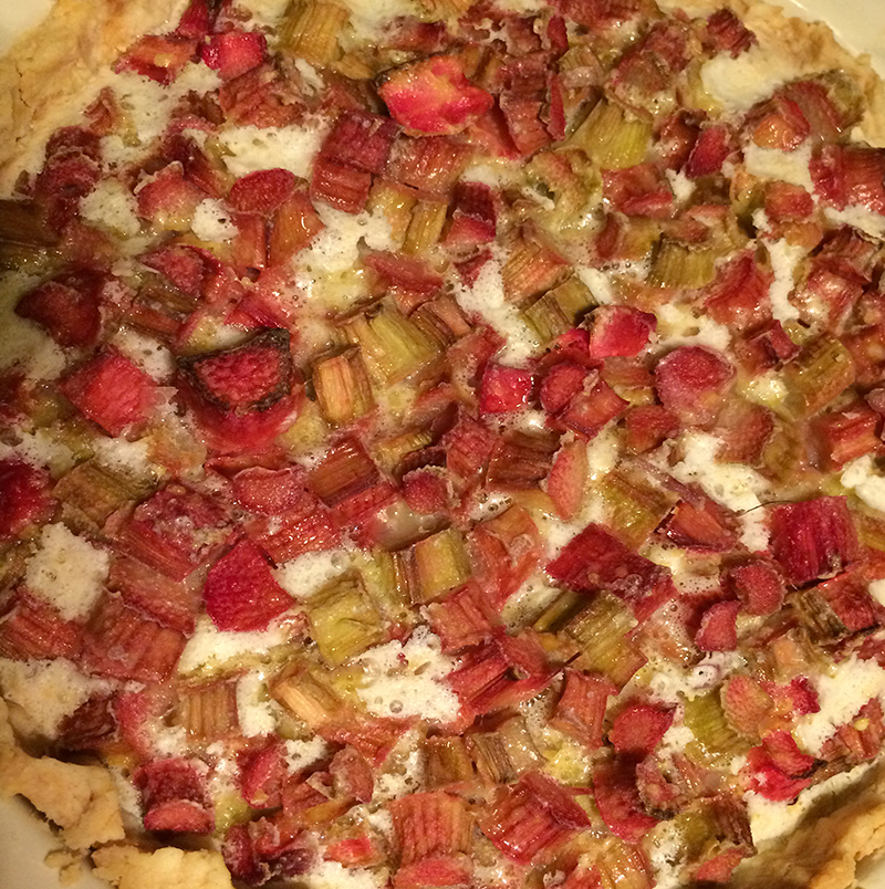 rhubarb pie