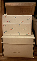 boxes of photos