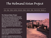 The Helmmand Sistan Project website